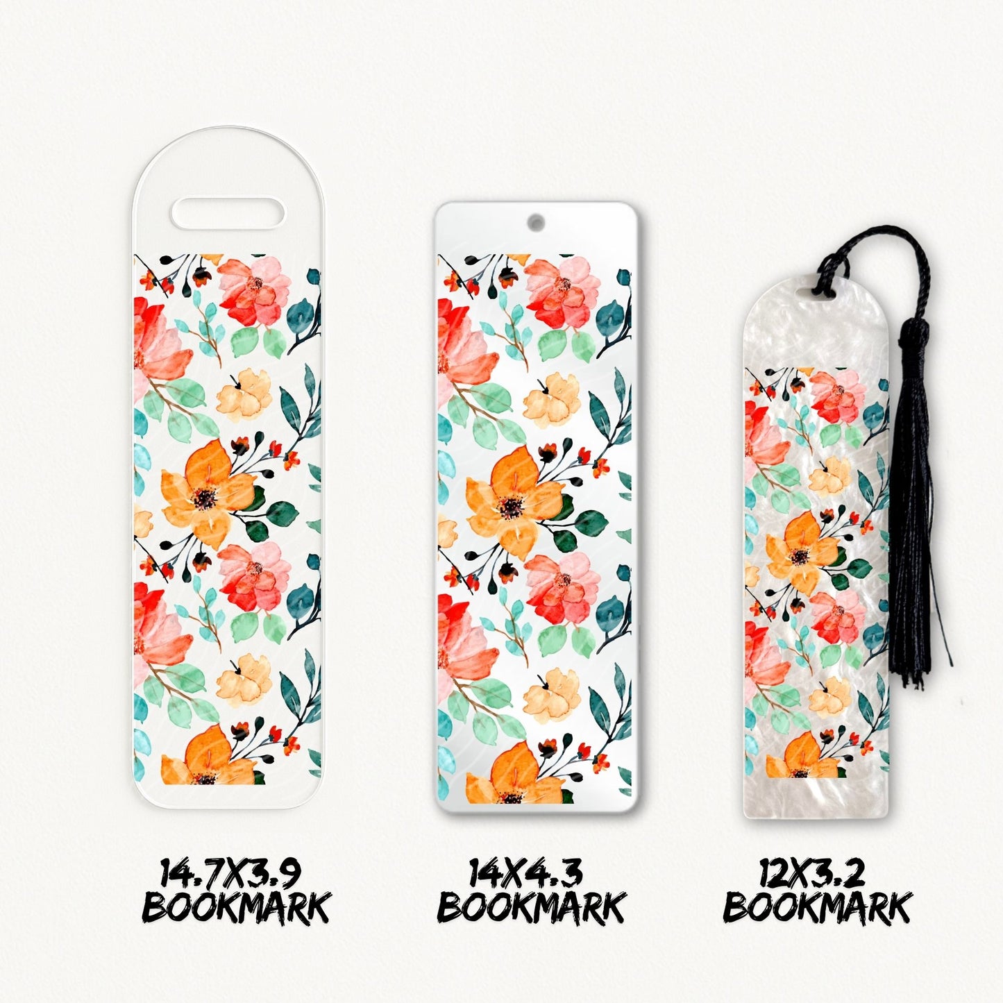 Floral | Bookmark UV DTF