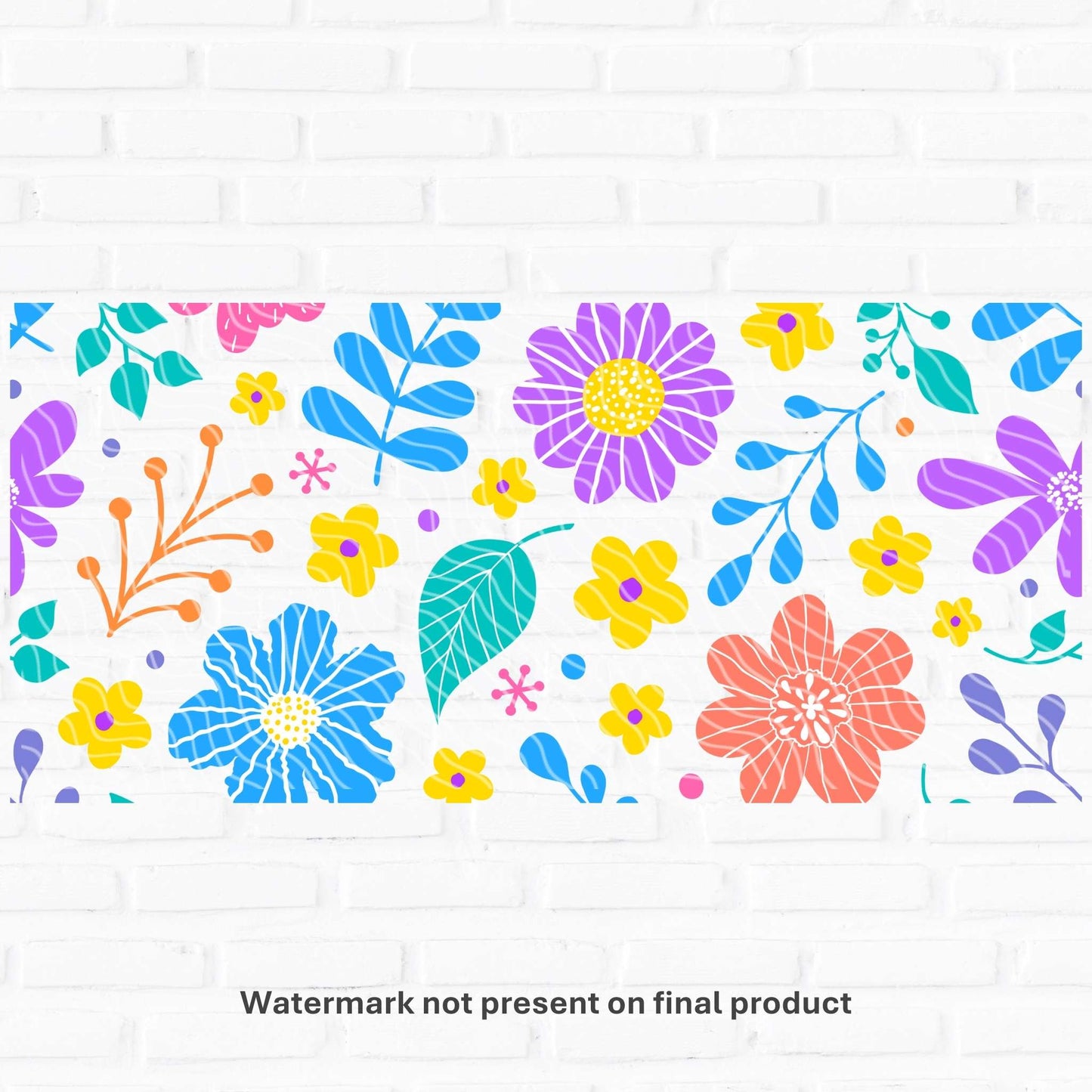 Floral | UV DTF Wrap