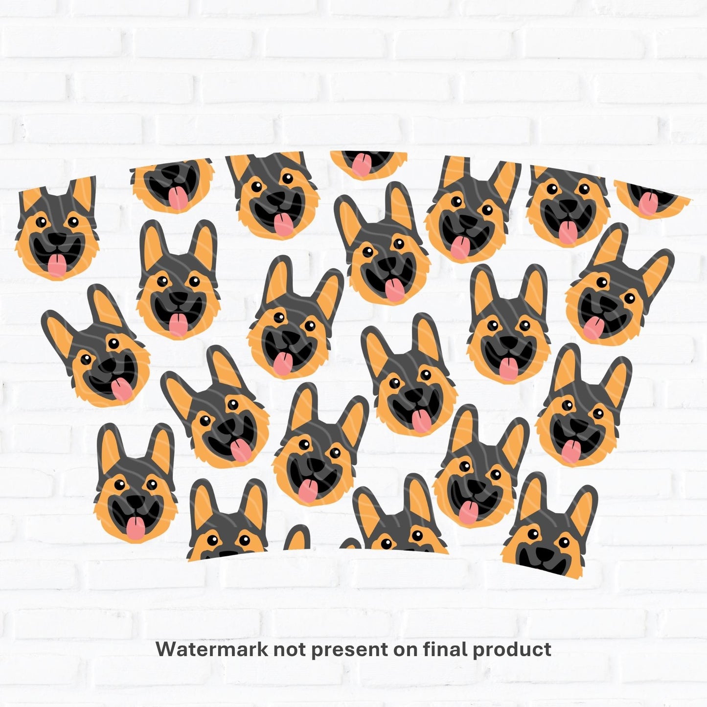 German Shepherd | UV DTF Wrap