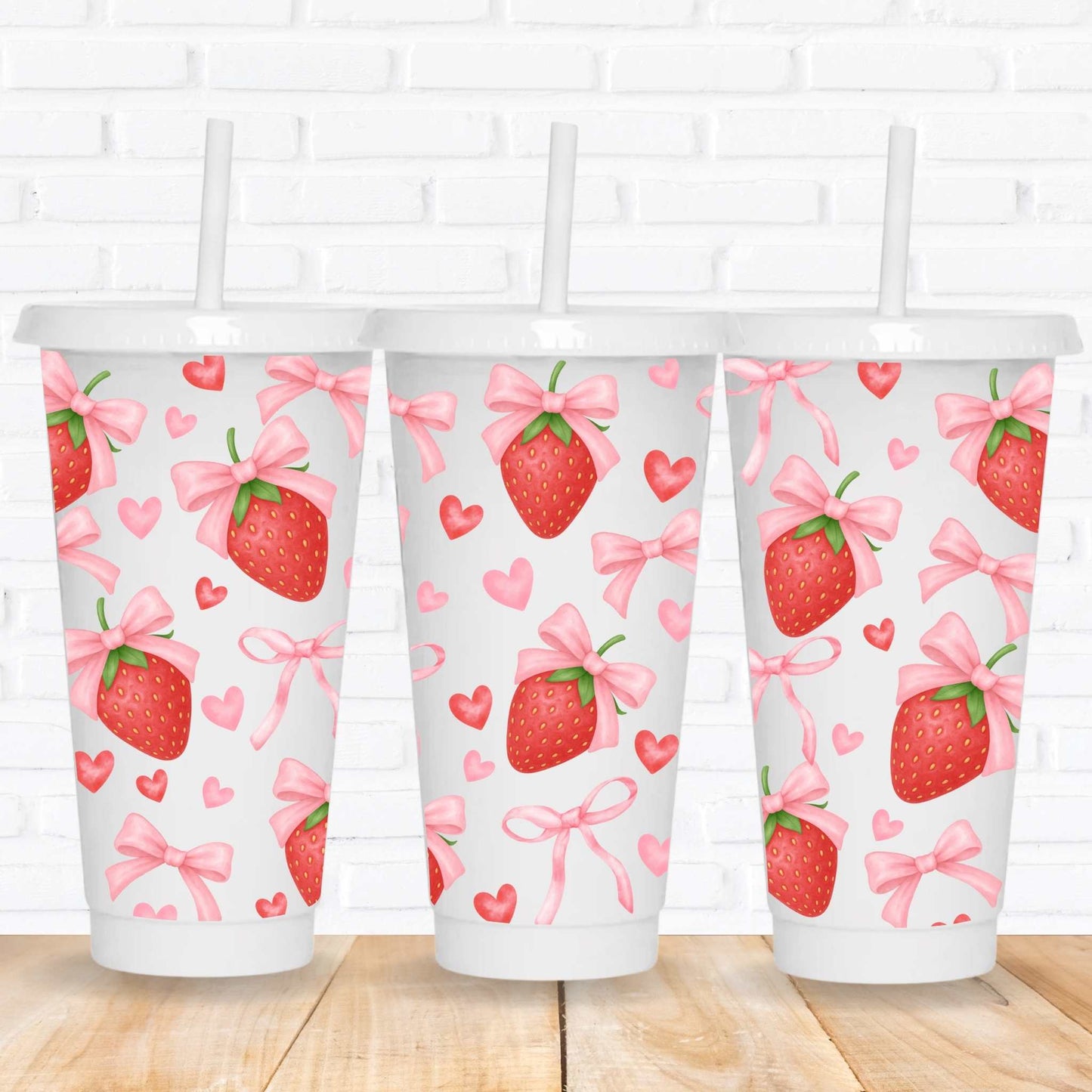 Strawberry Coquette | UV DTF Wrap