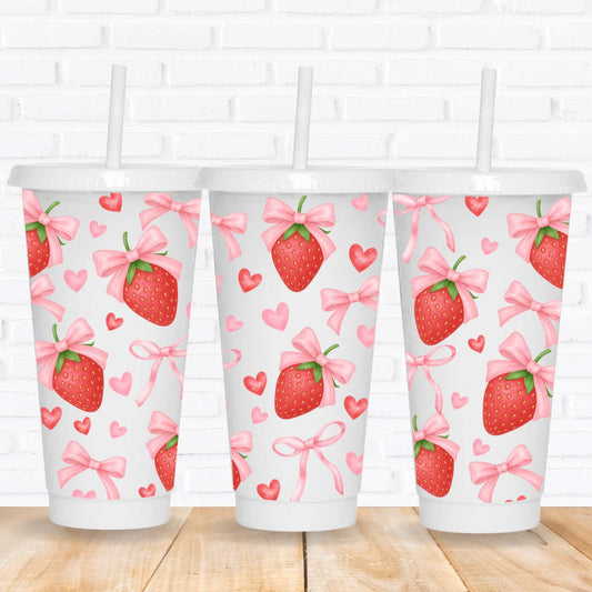 Strawberry Coquette | UV DTF Wrap