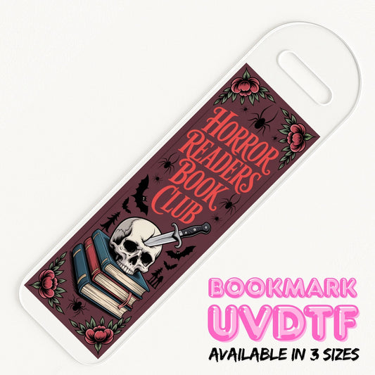 Horror Readers Book Club | Bookmark UV DTF