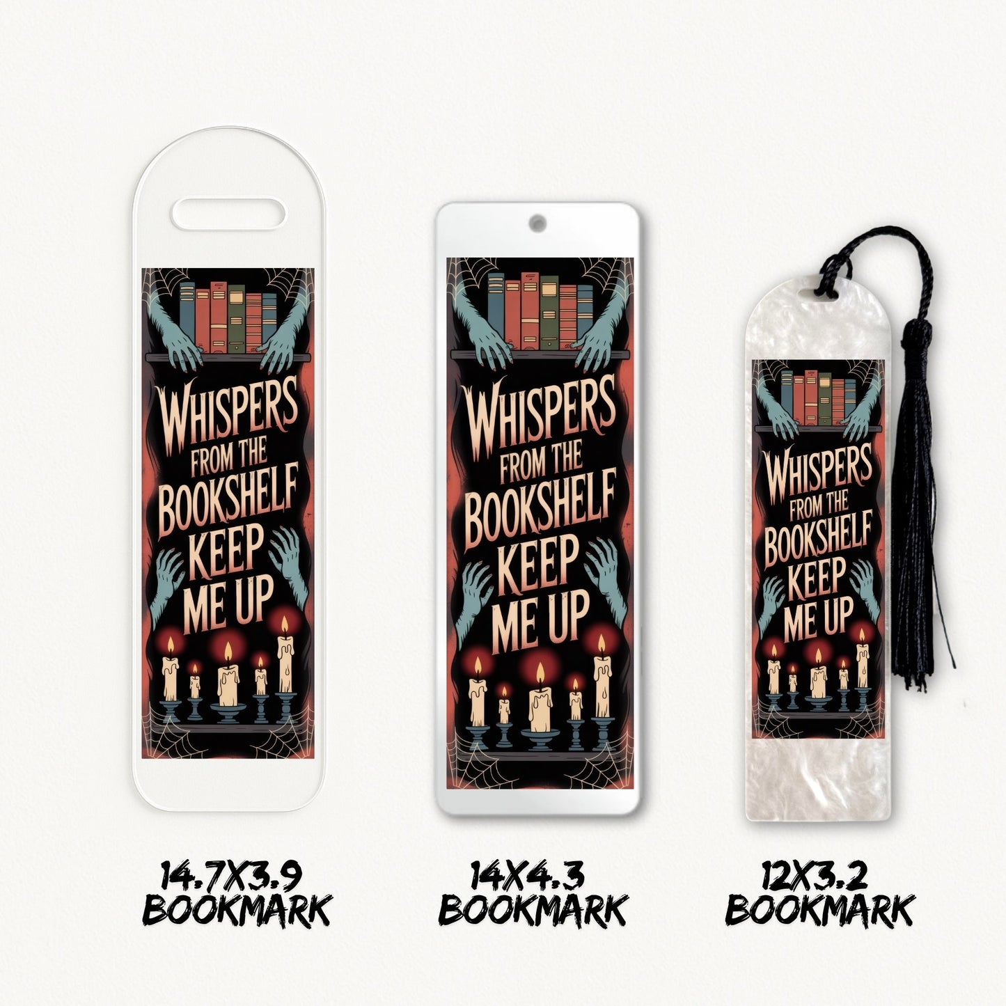 Whispers From The Bookshelf | Bookmark UV DTF