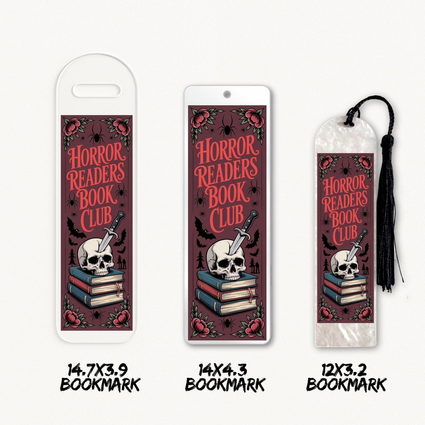 Horror Readers Book Club | Bookmark UV DTF