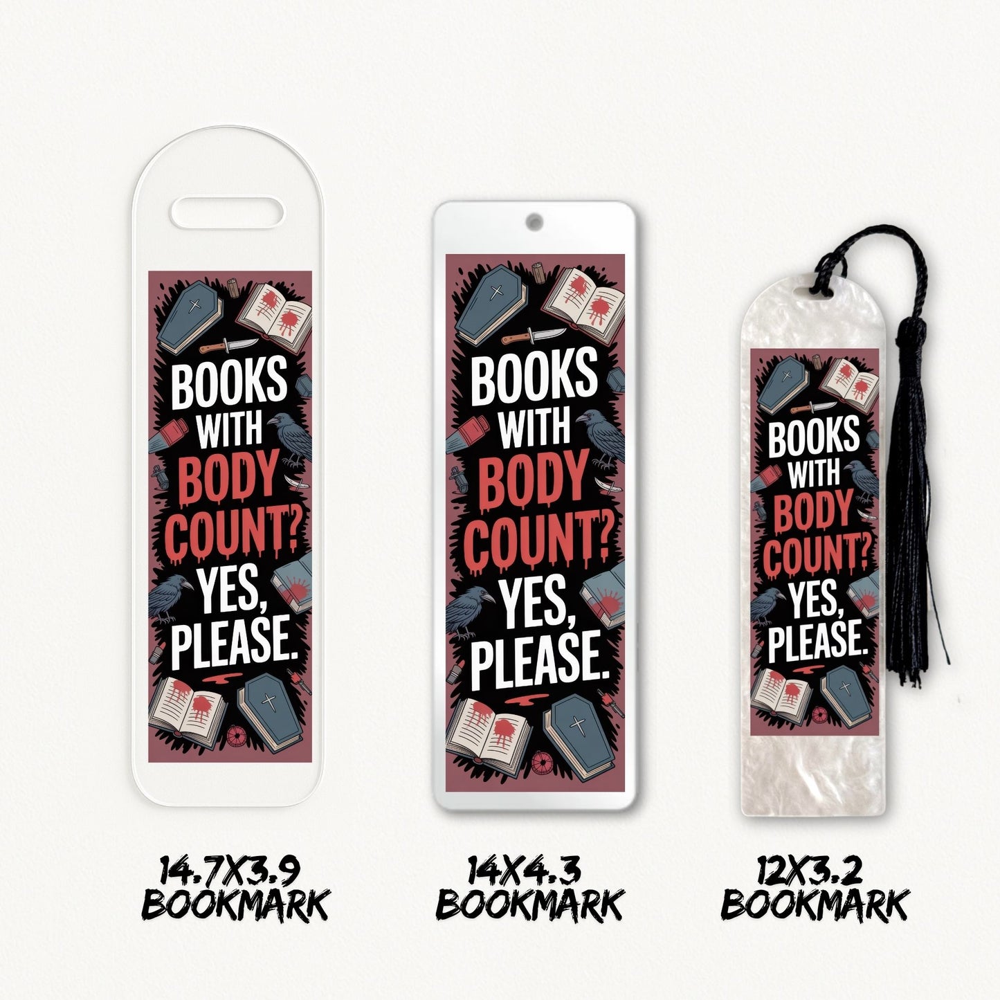 Body Count | Bookmark UV DTF