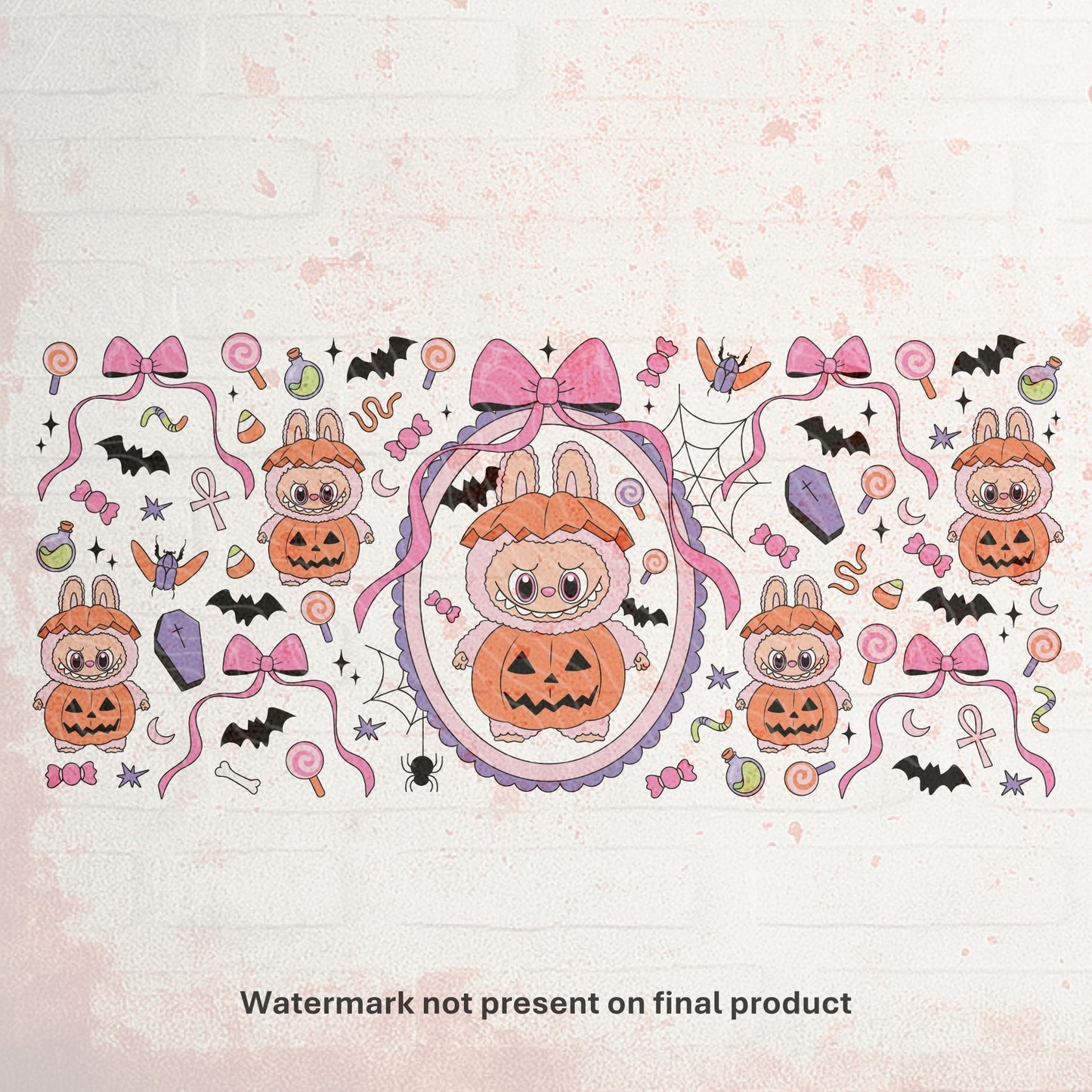 Pumpkin Monster | UV DTF Wrap