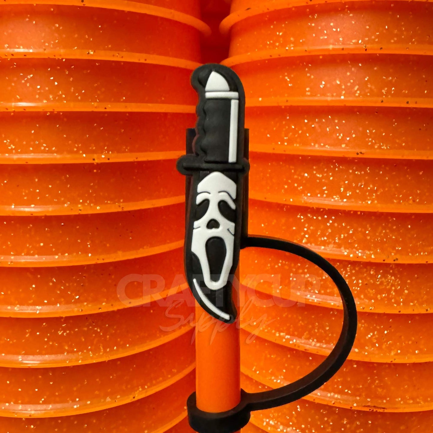 Ghostface Blade Straw Topper
