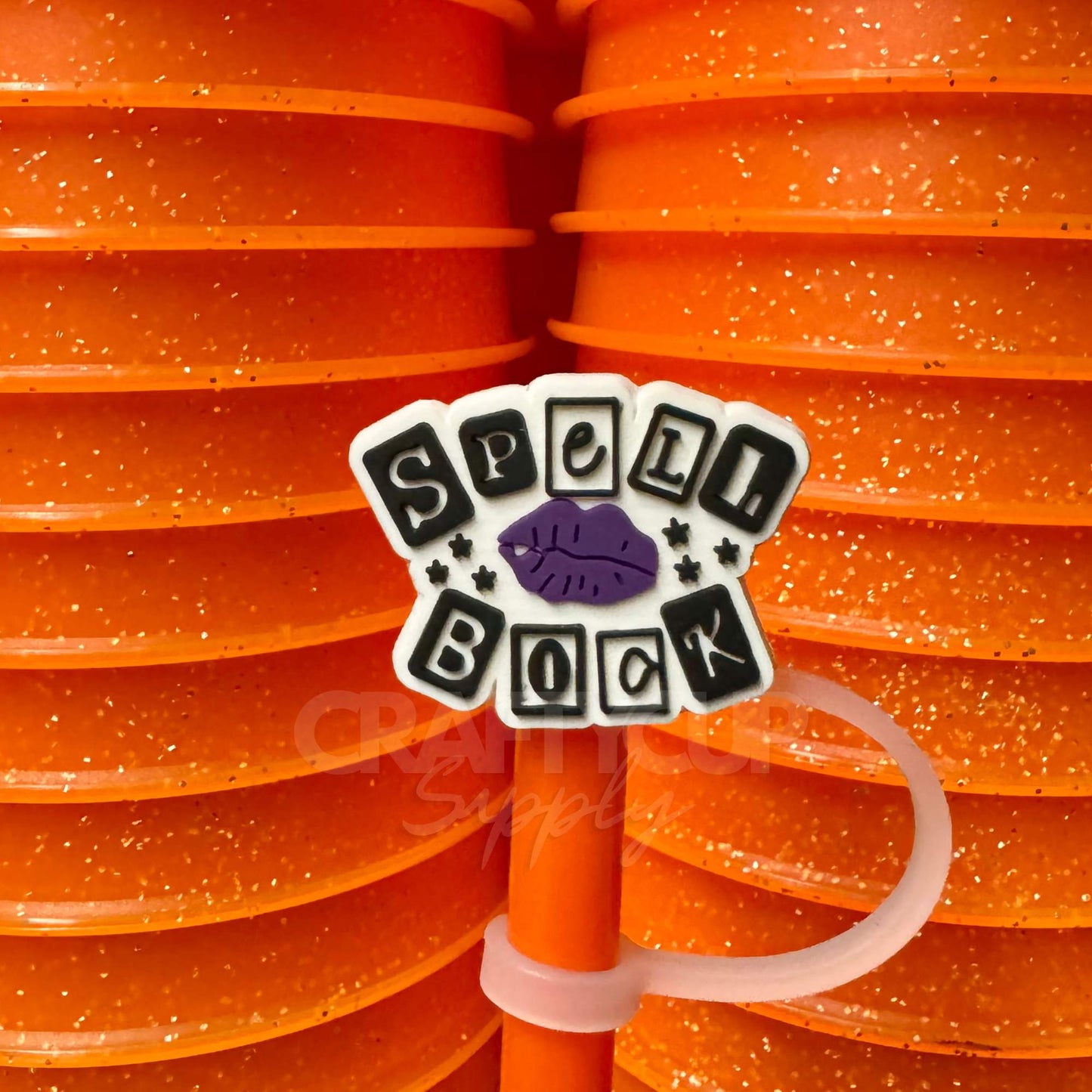 Spell Book Straw Topper