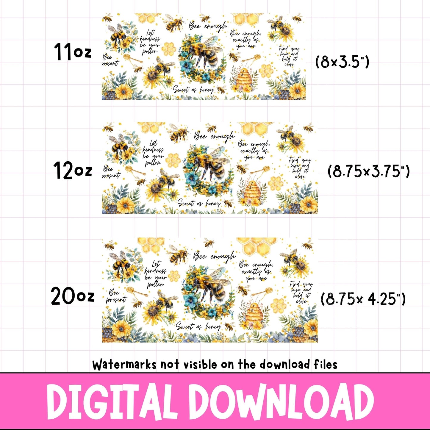 Bee Affirmations | Digital Download