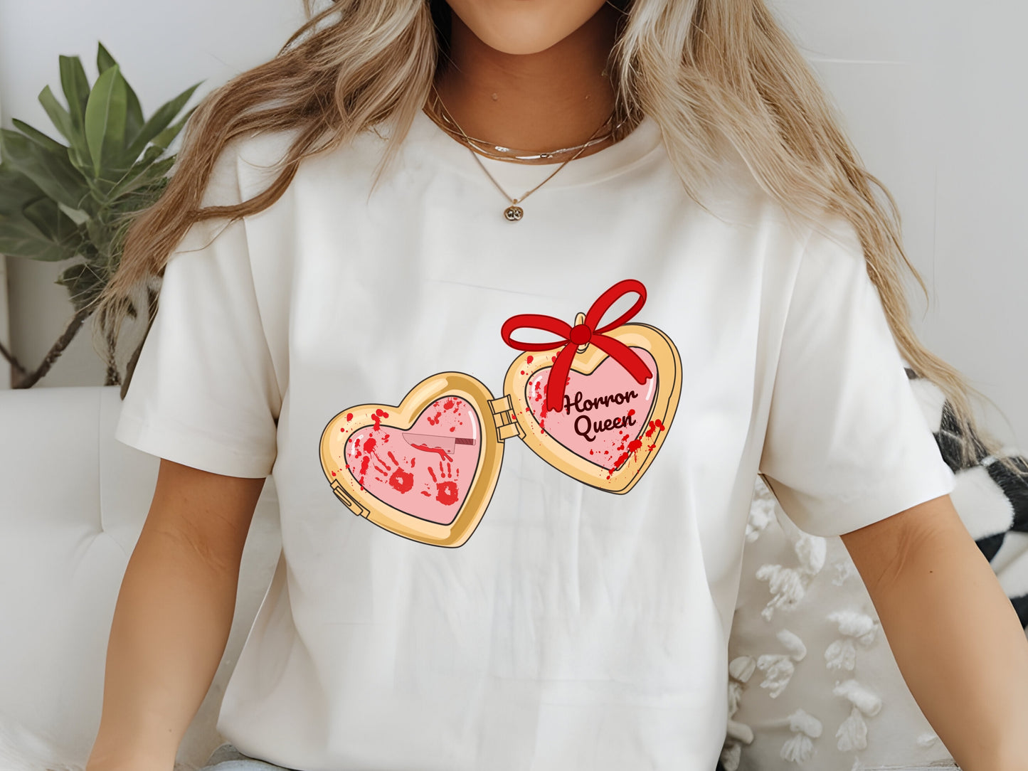a cute trending and popular PNG digital download design of a gold love heart locket featuring bookish genres for book reading girls.  Can be used to create physical stickers or use for sublimation on clothing such as t shirts, jumpers and canvas bags
