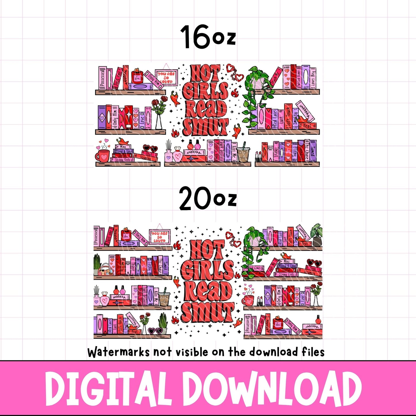 Smut Bookshelf | Digital Download