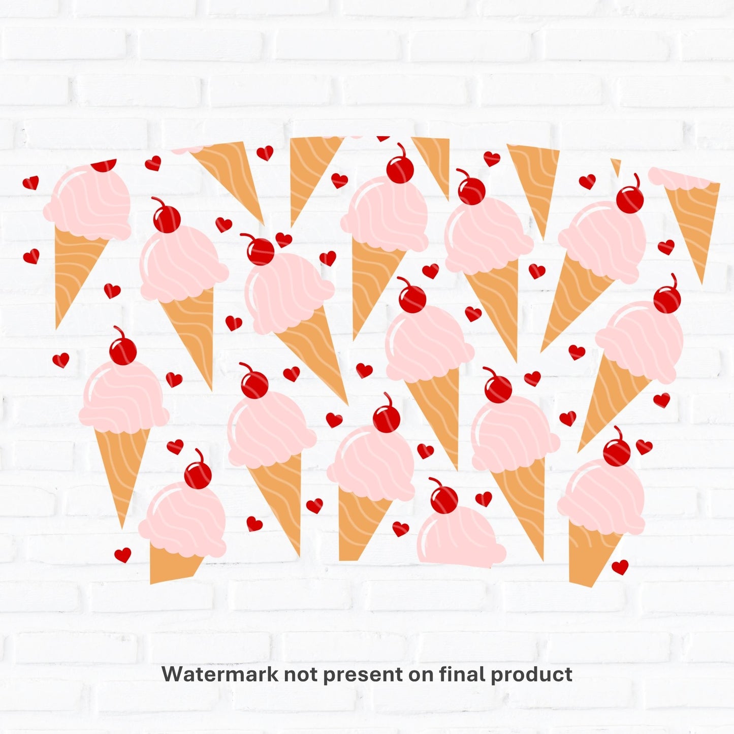 Ice Cream | UV DTF Wrap