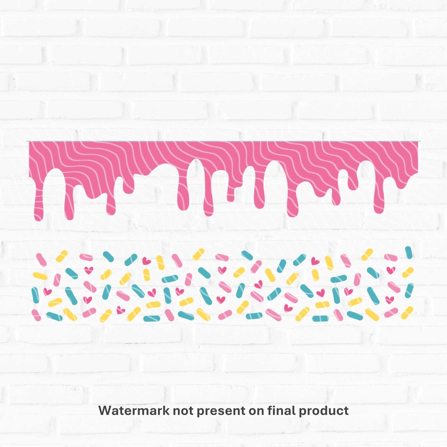 cake drip uv dtf print transfers for libbey cans