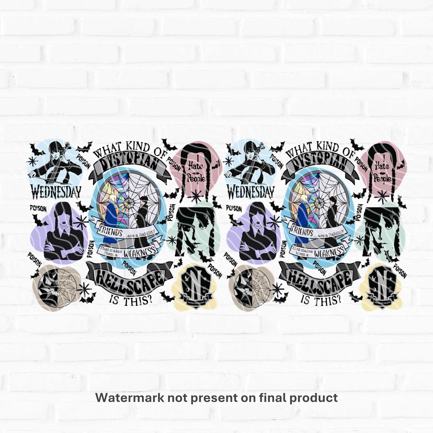 Dystopian Hellscape | Can UV DTF Wrap