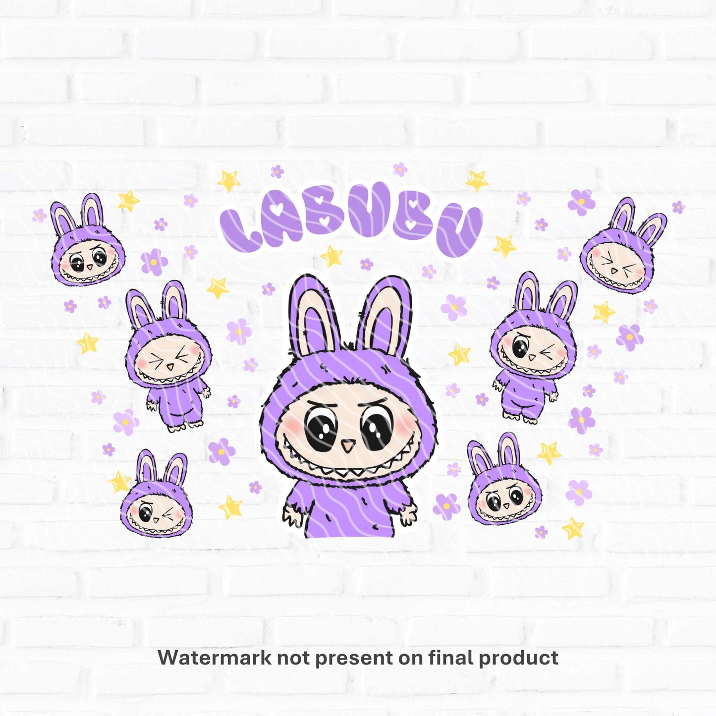 Purple Monster | UV DTF Wrap