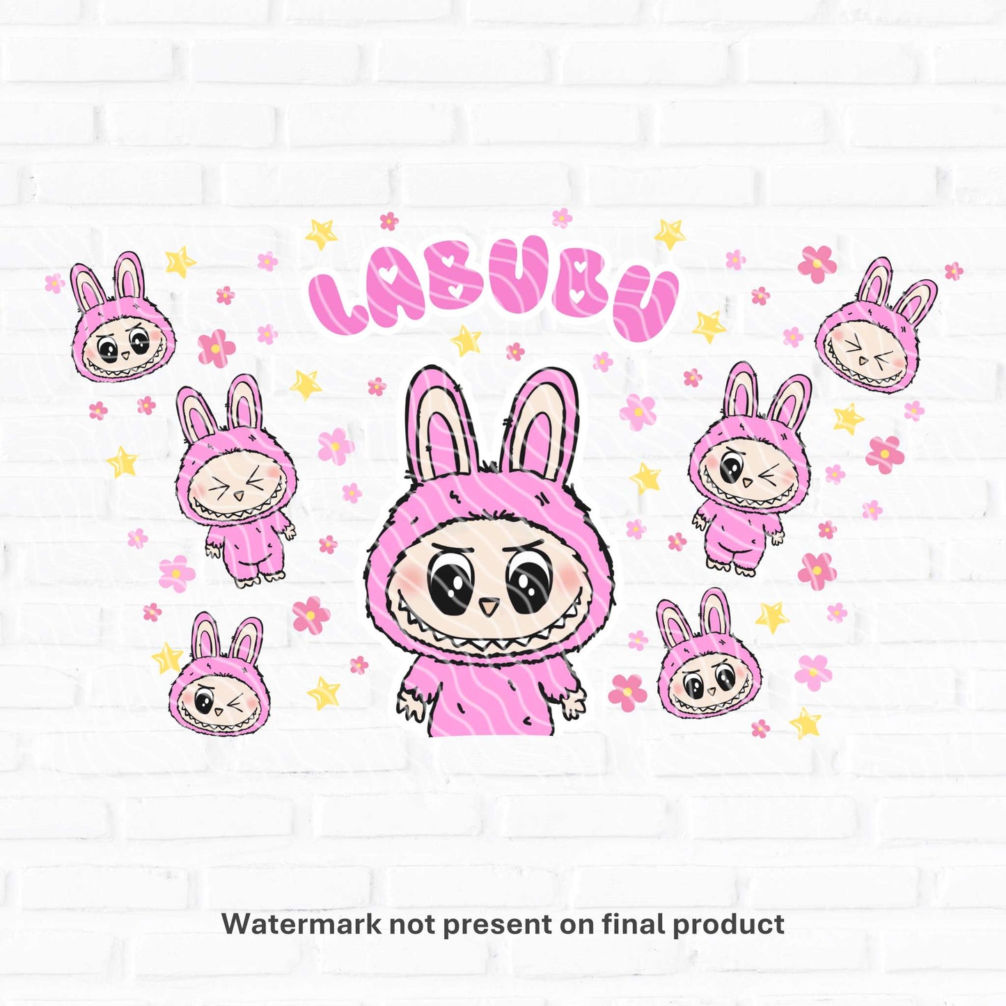 Pink Monster | UV DTF Wrap