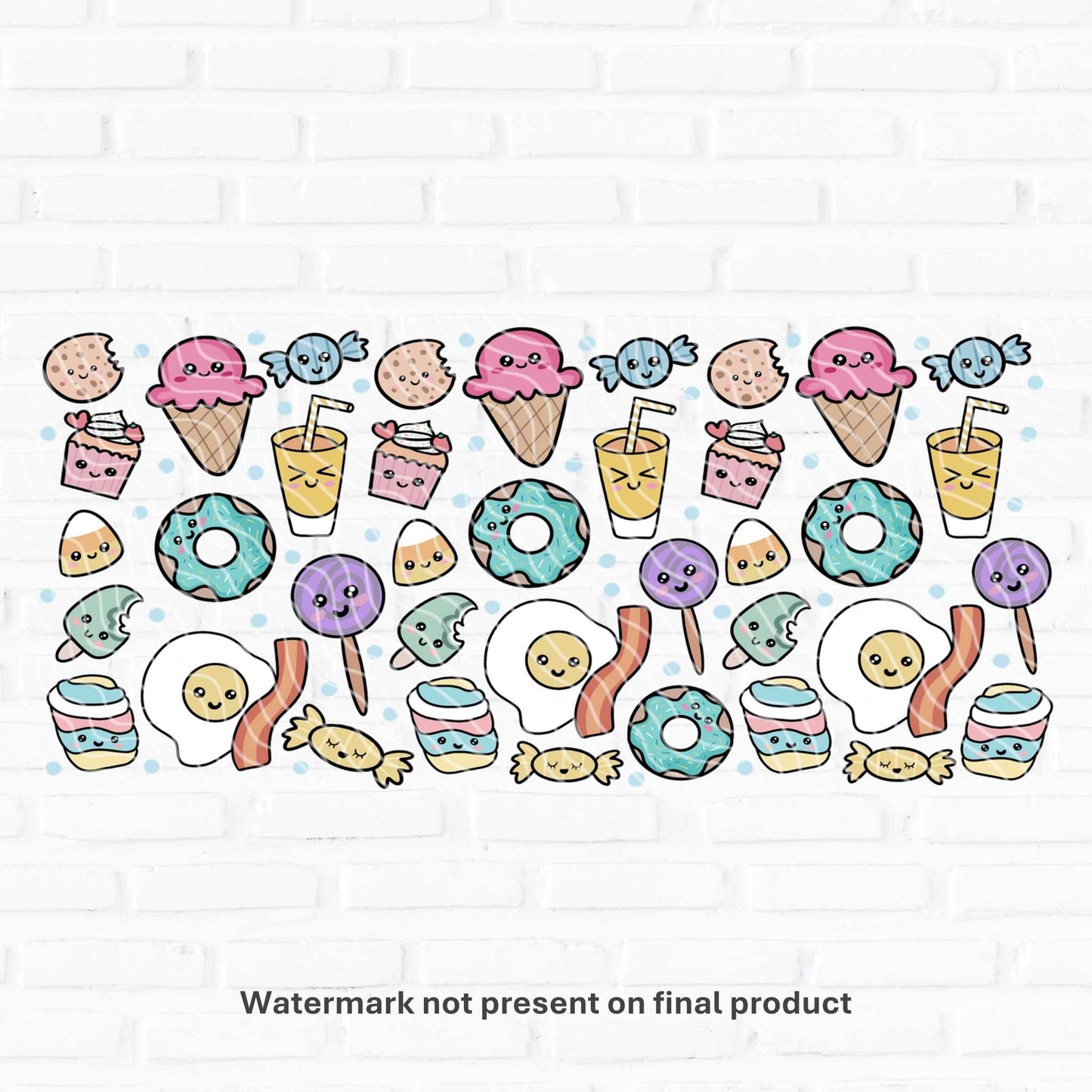 Kawaii Snacks | UV DTF Wrap