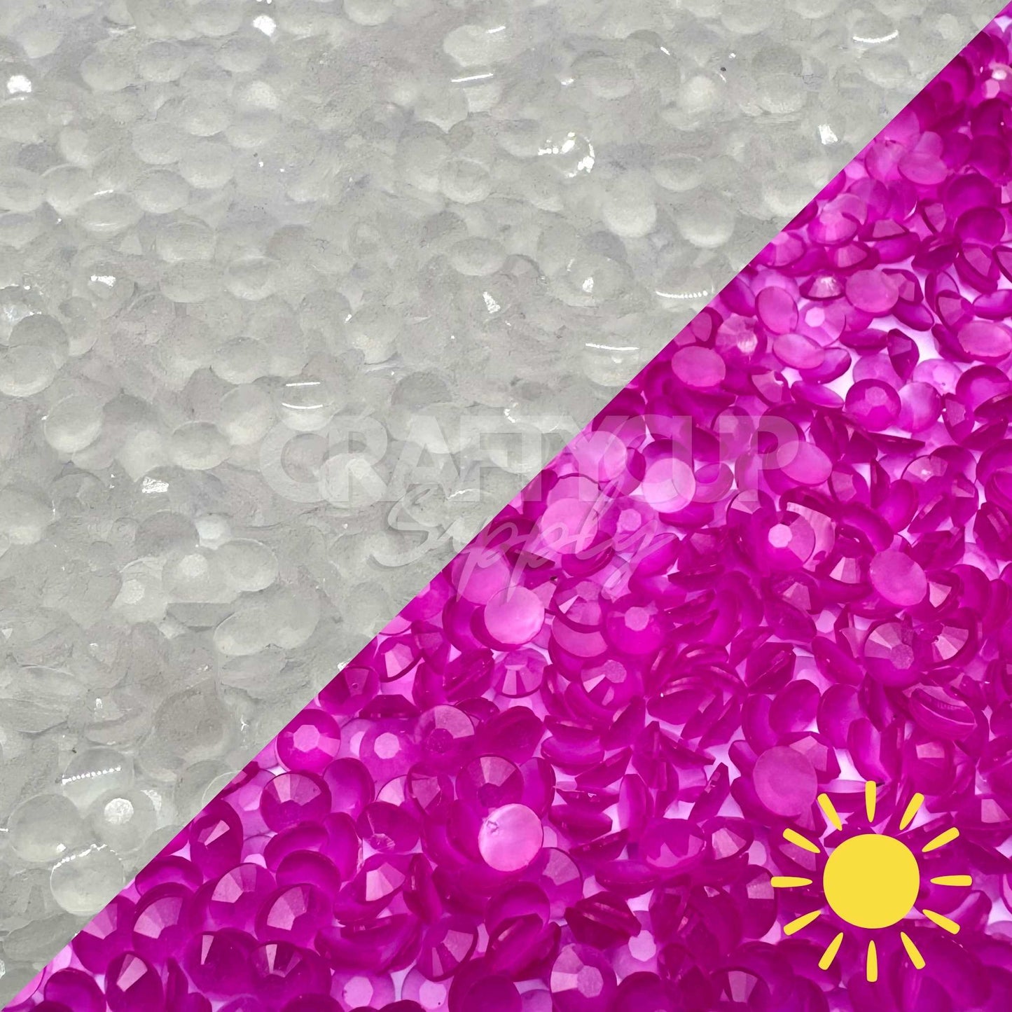 pink jelly rhinestones