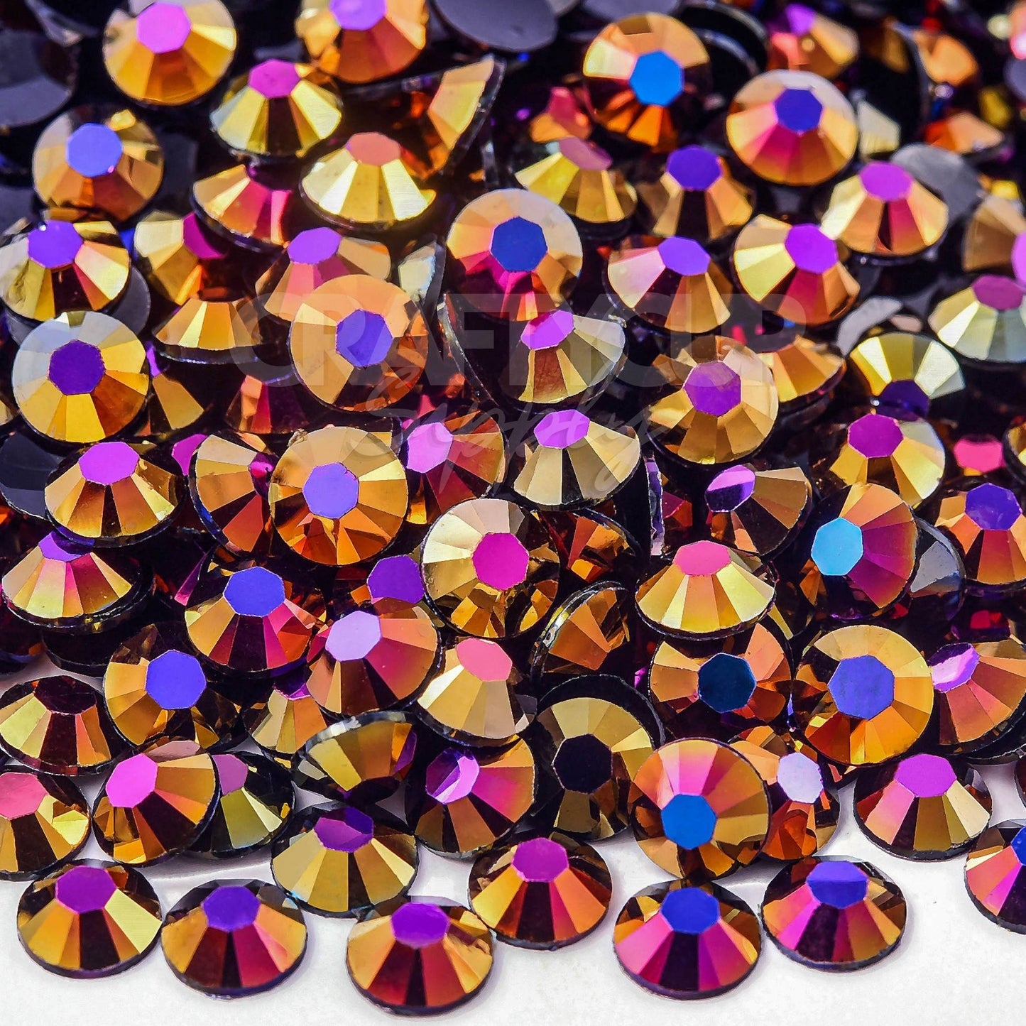 black ab rhinestones jelly resin flatbacks