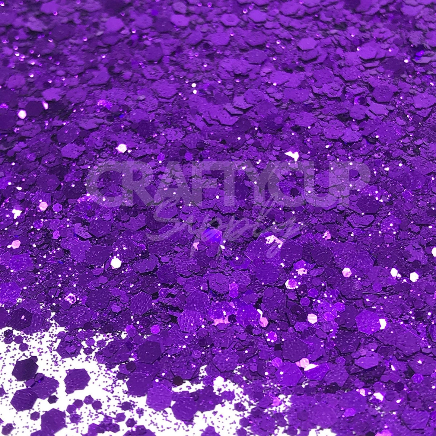 purple chunky glitter for crafting