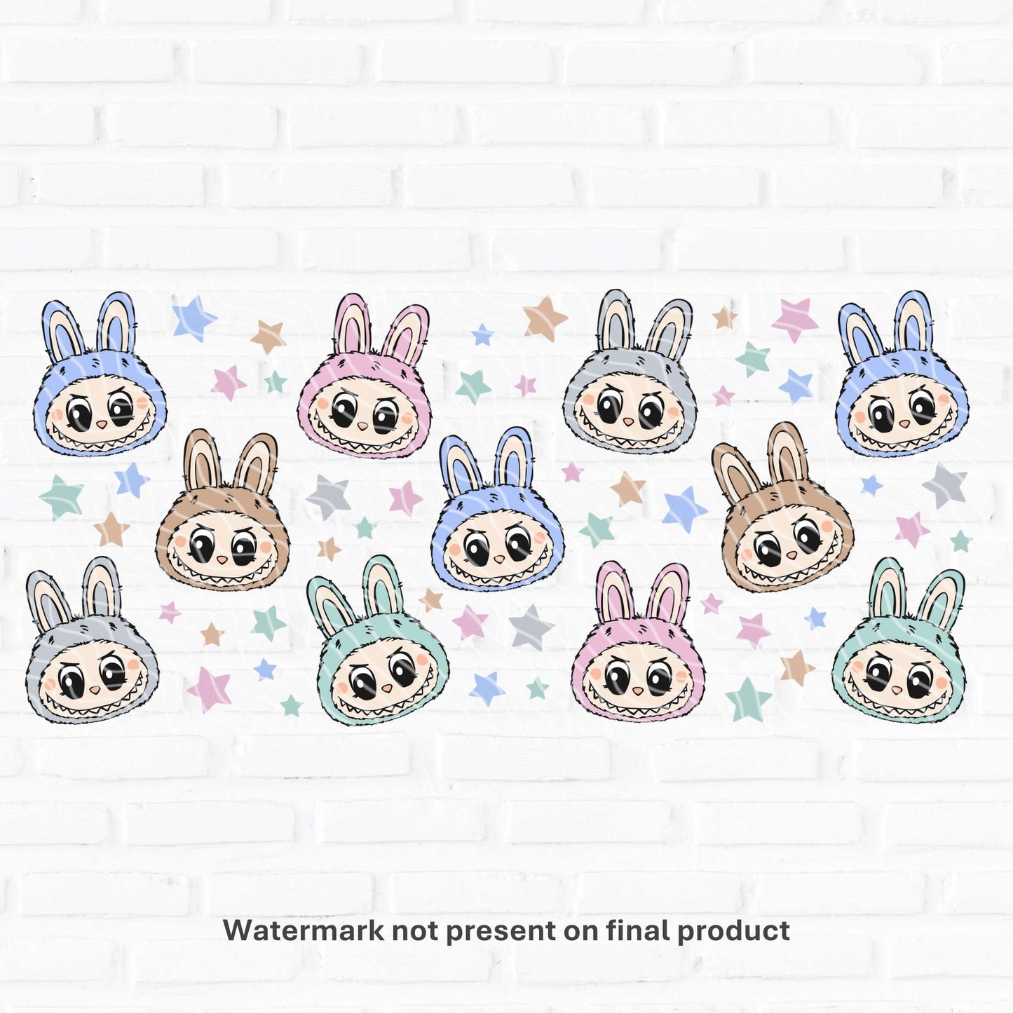 Pastel Monster | UV DTF Wrap