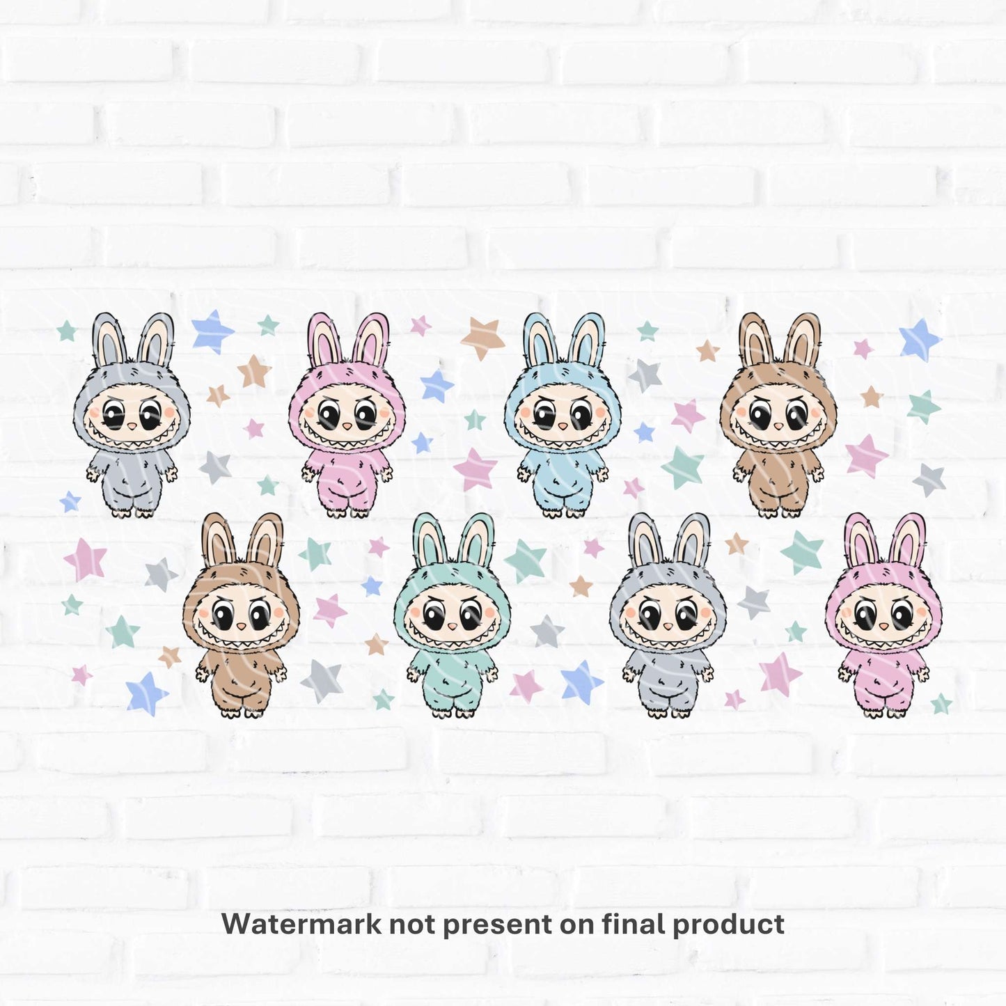 Pastel Monster | UV DTF Wrap