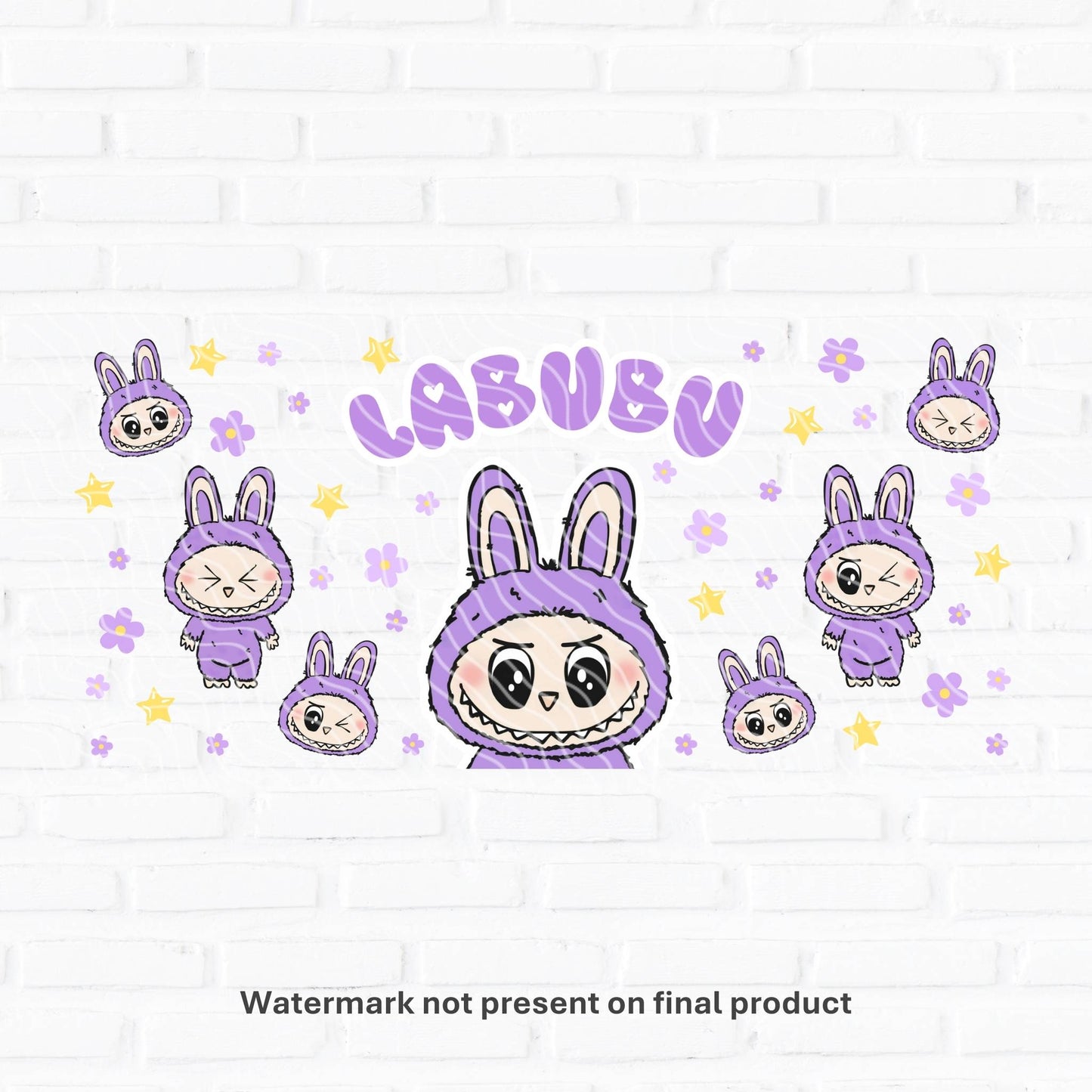 Purple Monster | UV DTF Wrap