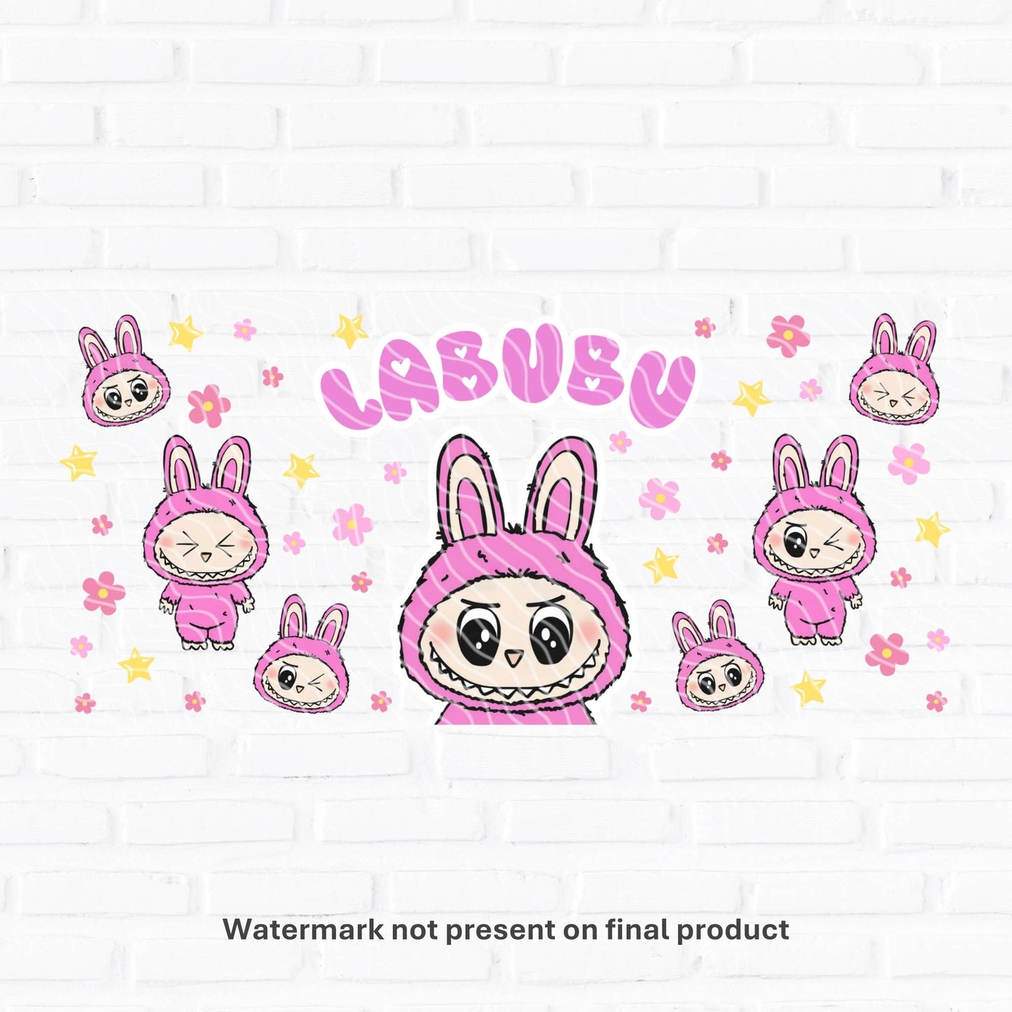 Pink Monster | UV DTF Wrap