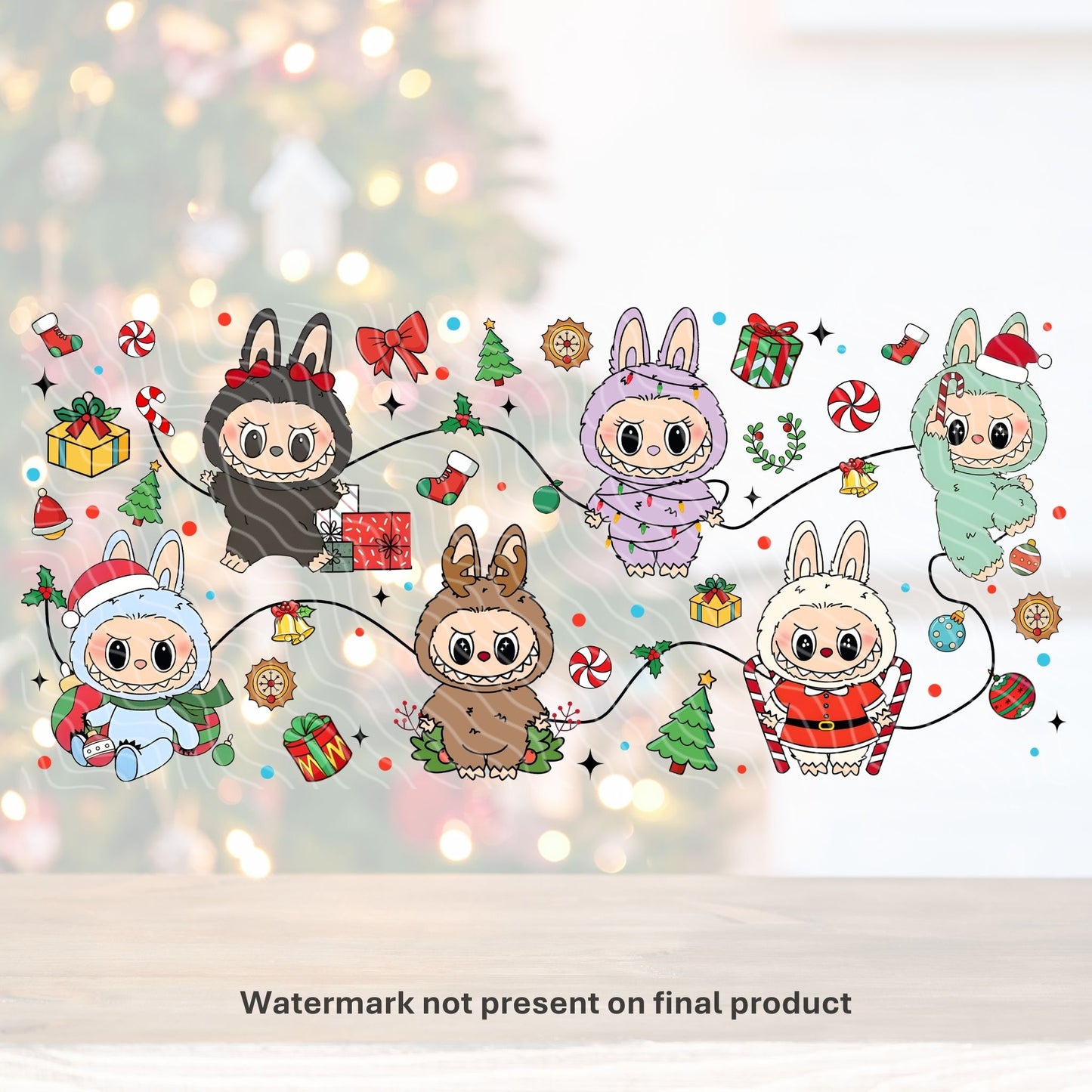 Christmas Monster | UV DTF Wrap