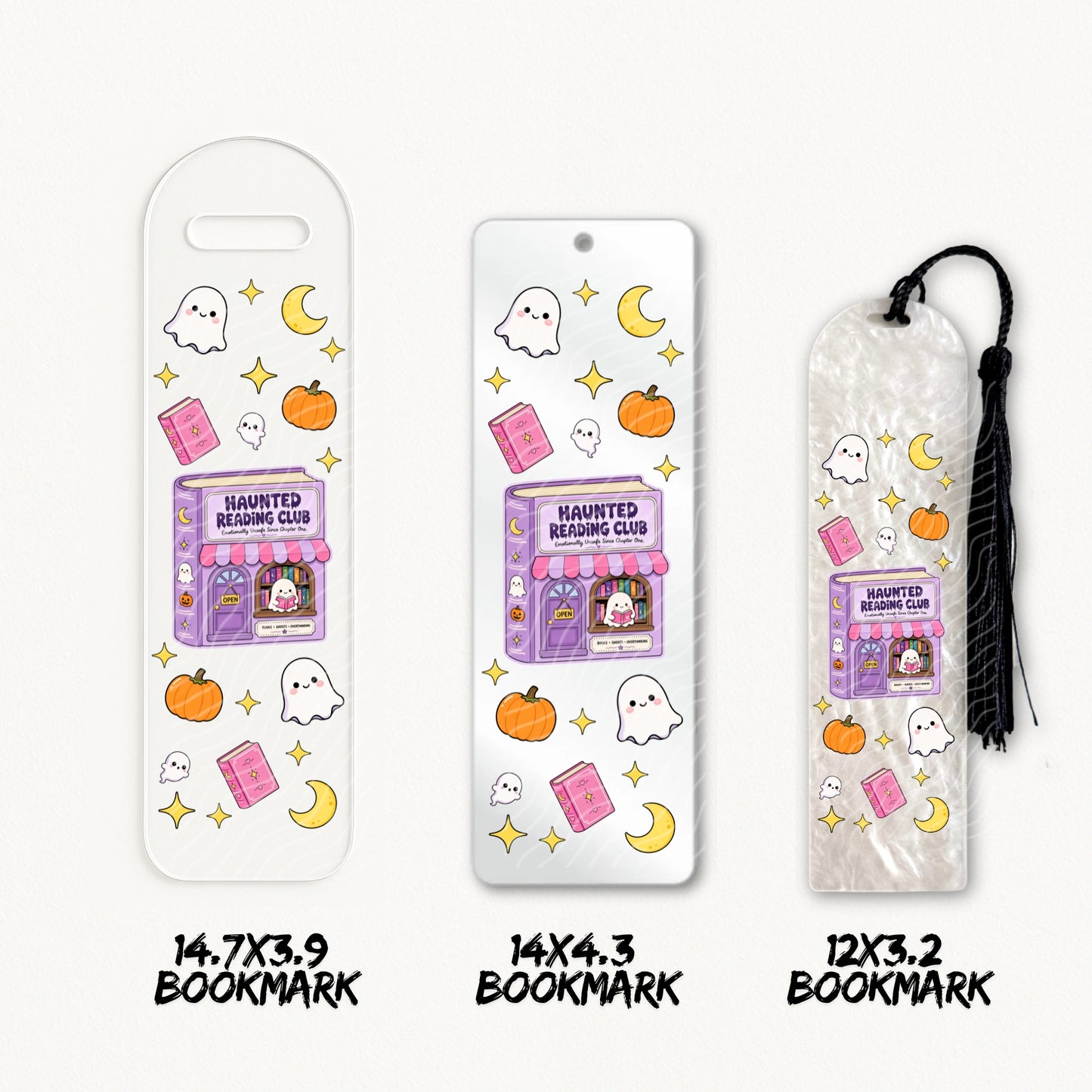 Haunted Bookstore | Bookmark UV DTF