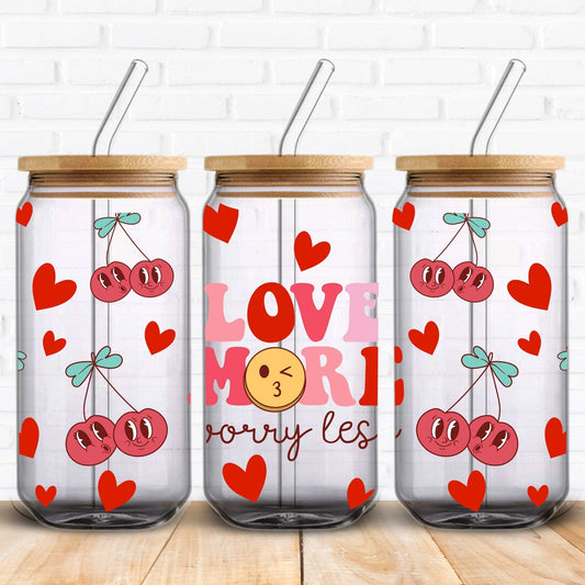 Love More, Worry Less | UV DTF Wrap