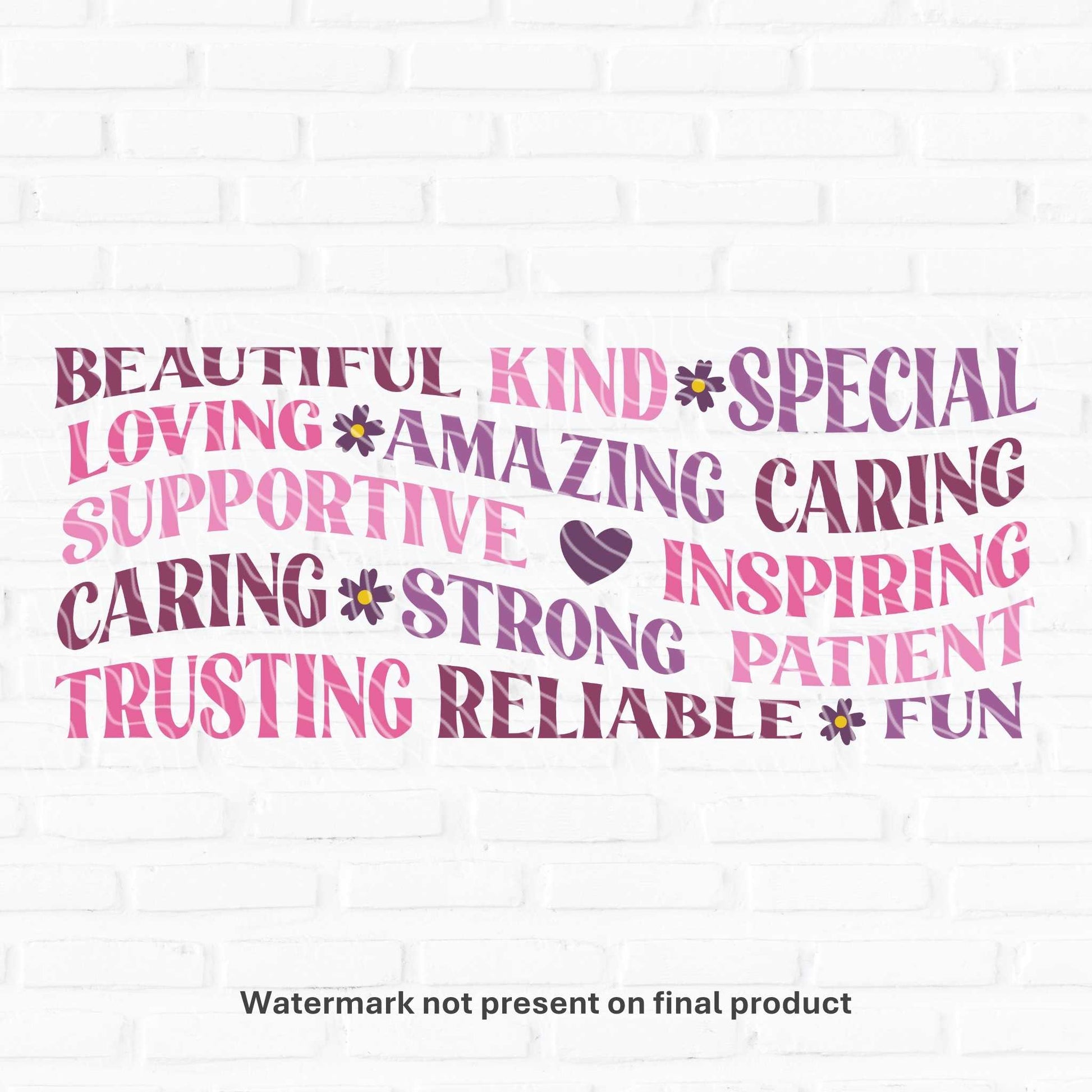 mama mothers day uv dtf wraps for cans