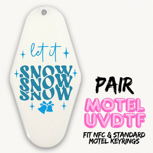 Snow Snow Snow | 2x Motel UVDTF