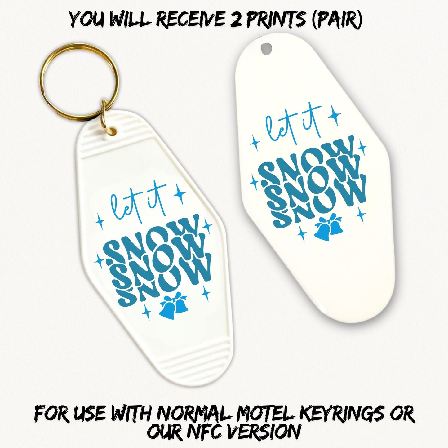 Snow Snow Snow | 2x Motel UVDTF