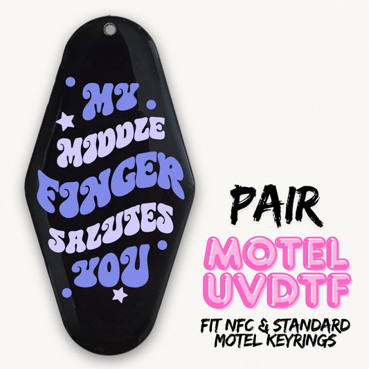 My Middle Finger | 2x Motel UVDTF
