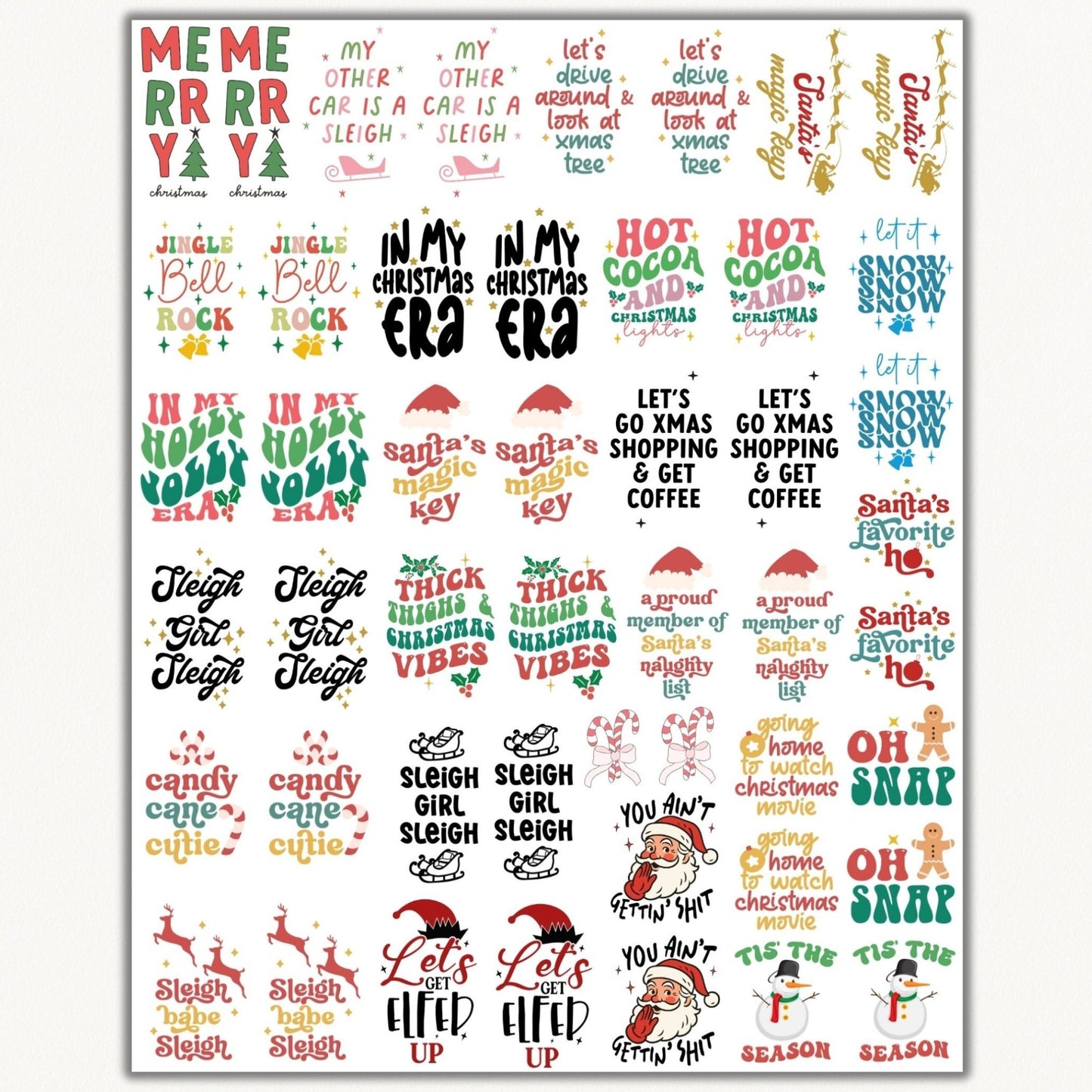 Christmas Motel | Bundle UVDTF