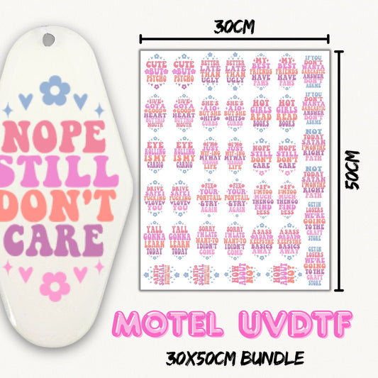 Mixed Motel Quotes | Bundle UVDTF