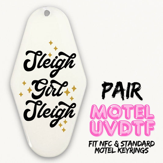 Sleigh Girl Sleigh | 2x Motel UVDTF