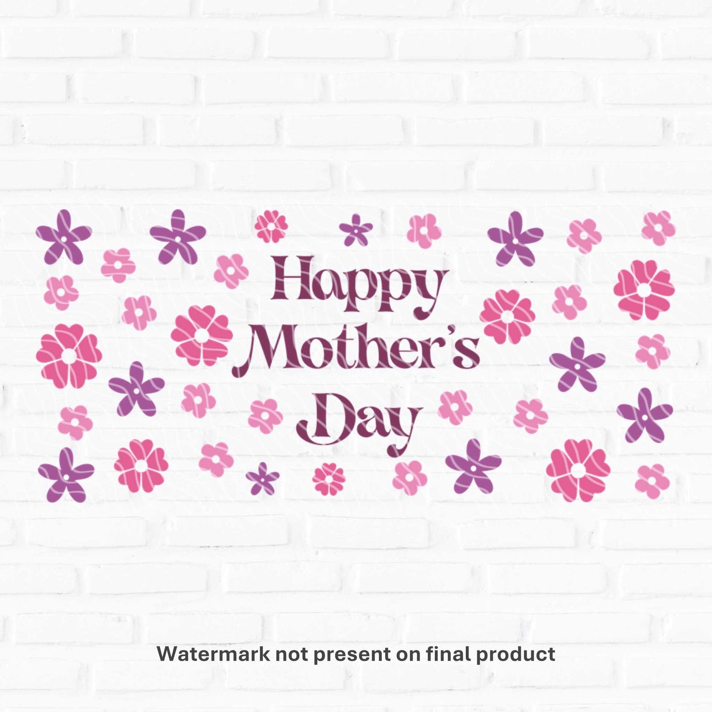 happy mothers day cup wraps