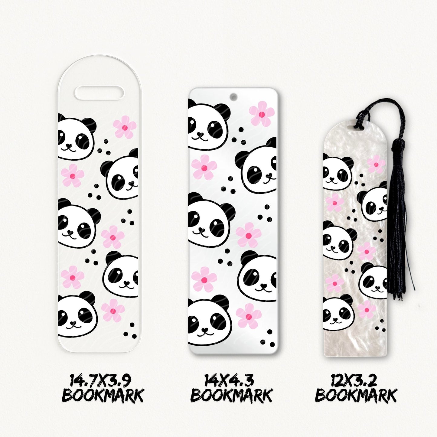 Panda | Bookmark UV DTF