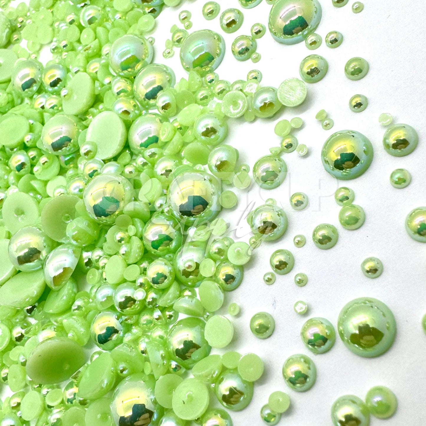 green Rhine stones