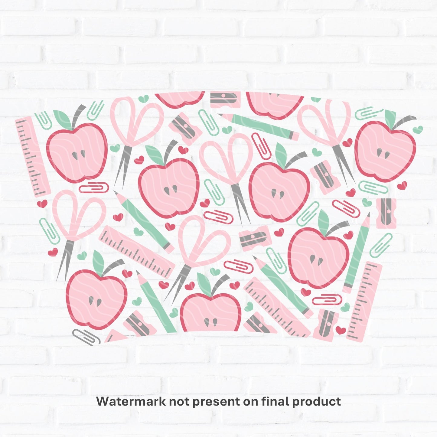 Pink Teacher | UV DTF Wrap