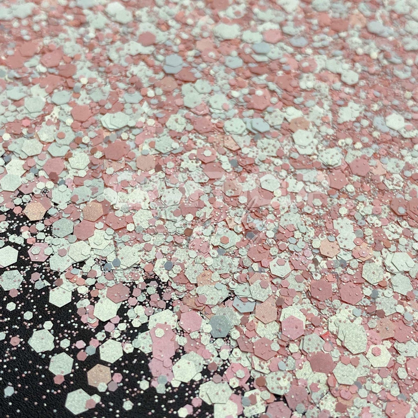 pink glitter mix