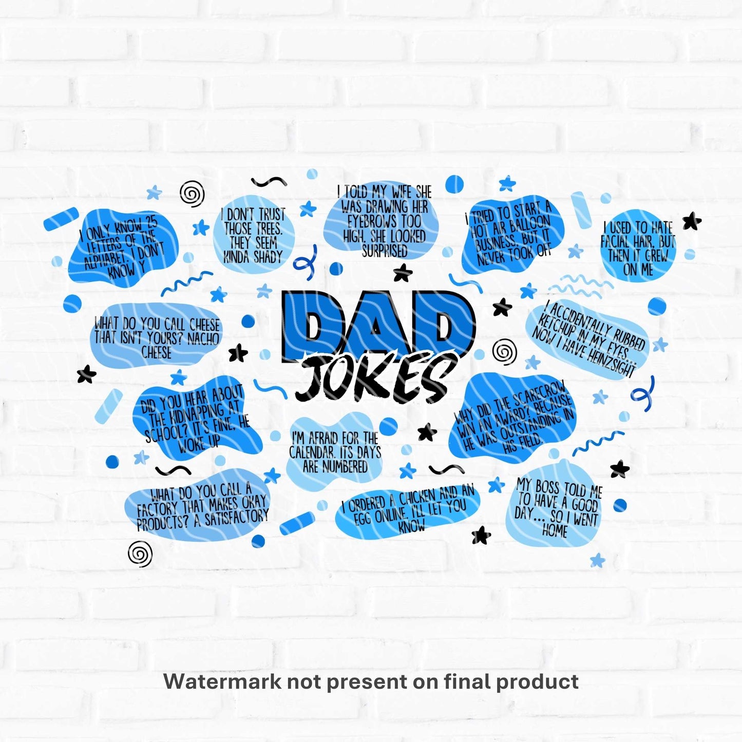 Dad Jokes | UV DTF Wrap