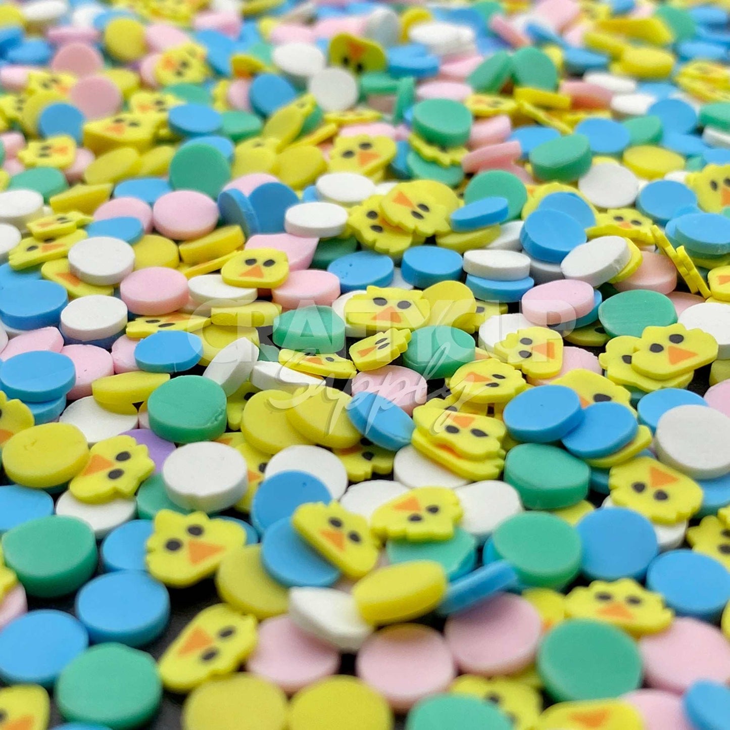 fimo clay slices for snowglobes