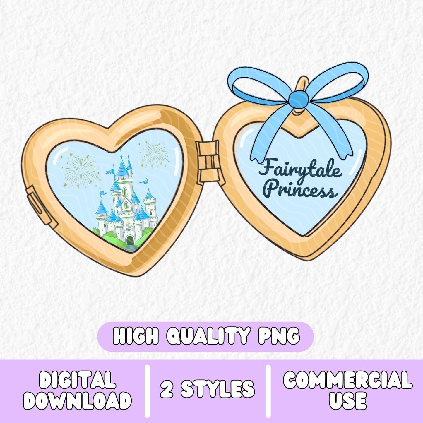 a cute trending and popular PNG digital download design of a gold love heart locket featuring bookish genres for book reading girls.  Can be used to create physical stickers or use for sublimation on clothing such as t shirts, jumpers and canvas bags