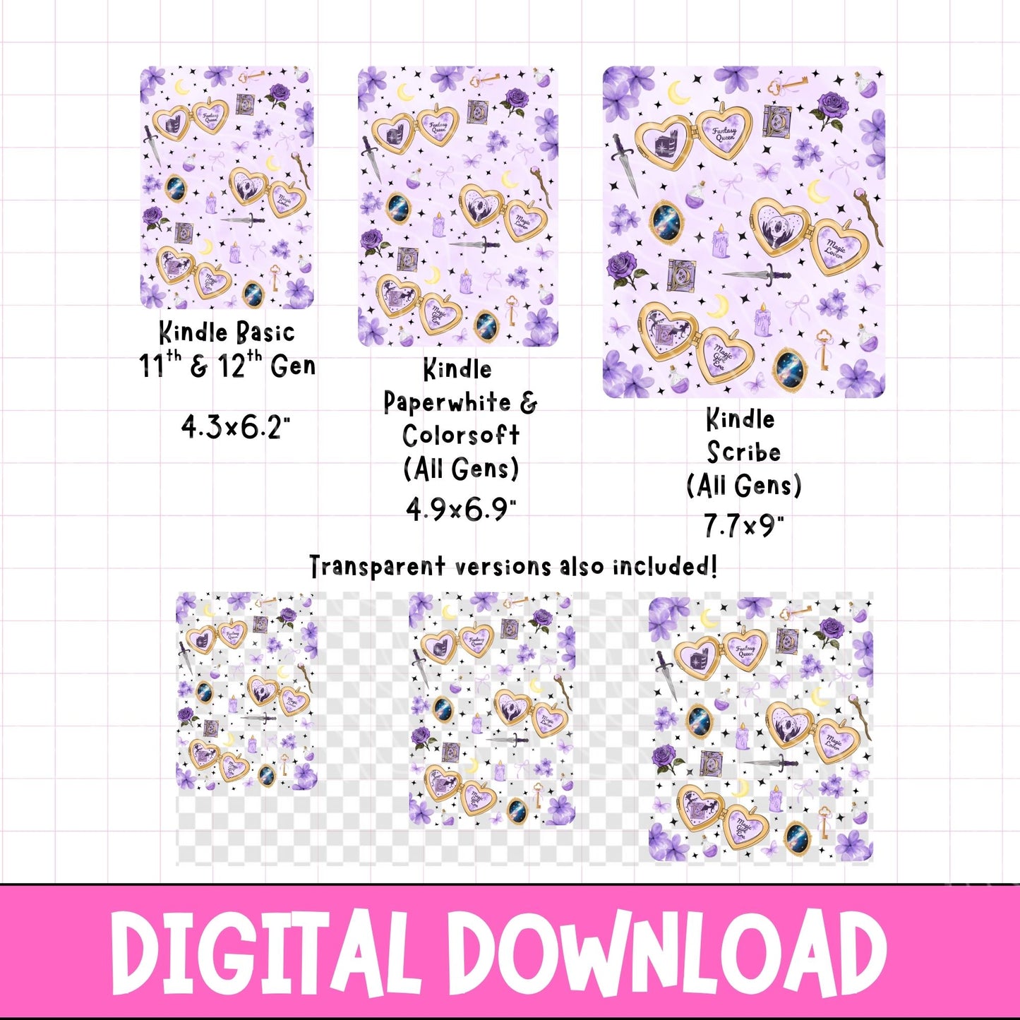 Fantasy Book Girl | Digital Download
