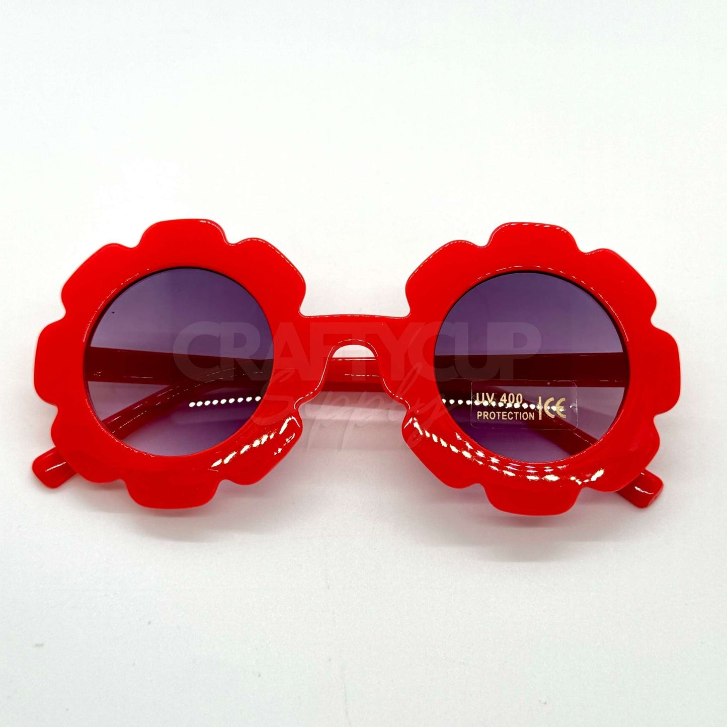 Straight Flower Shaped Sunglasses with UVA & UVB Protection (Kids)