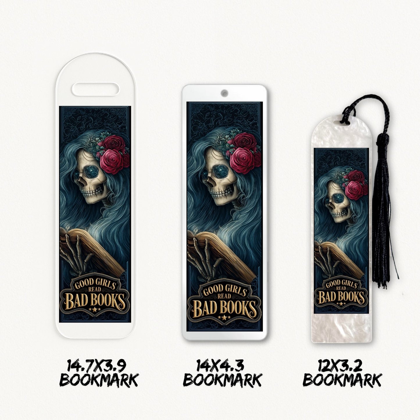 Good Girls Read Bad Books | Bookmark UV DTF