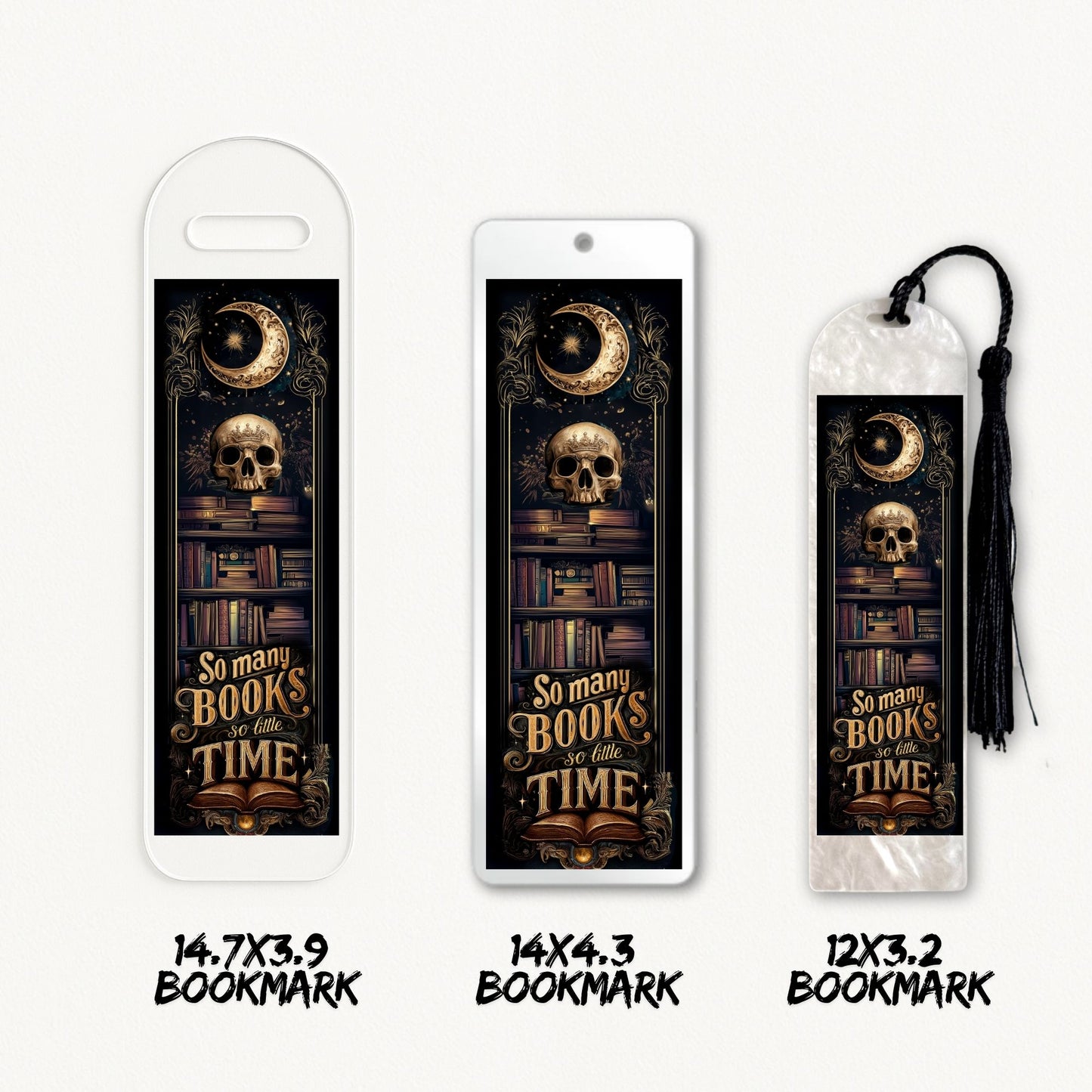 So Many Books So Little Time | Bookmark UV DTF